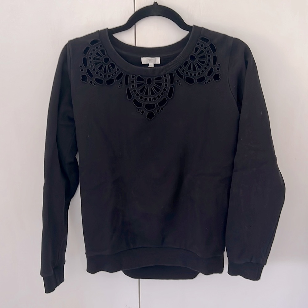 Joie sweatshirt with cutout neckline